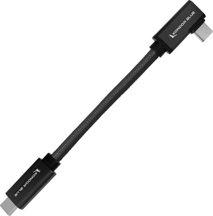 Kondor Blue Cavo da USB C a USB C per la registrazione e la ricarica di SSD - 8K Data e Power Delivery (destra) (5 m)