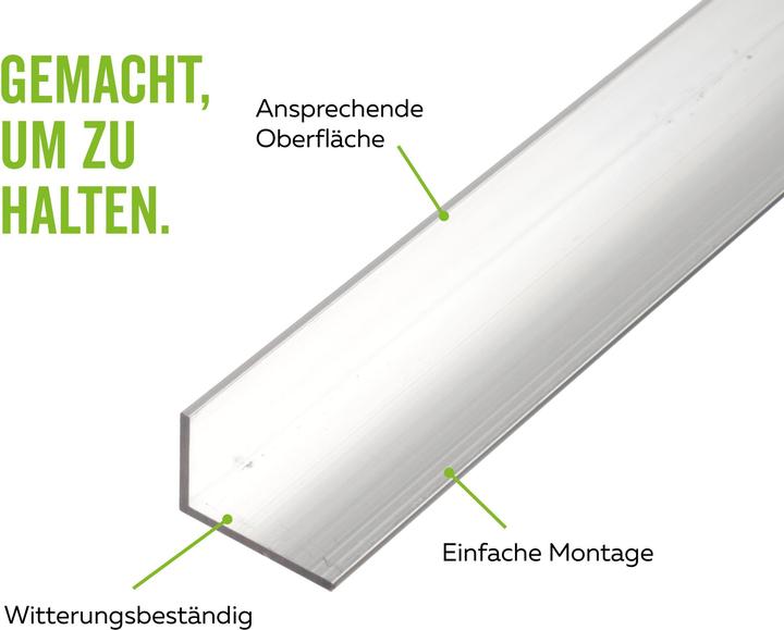 Image du produit Alberts Profilé BA,équerre,ALUnat80x80x3/1m Bundle-Set 4x474171