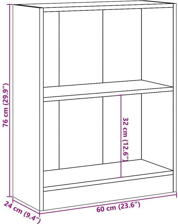 Produktbild vidaXL Grange (60 x 24 x 76 cm)