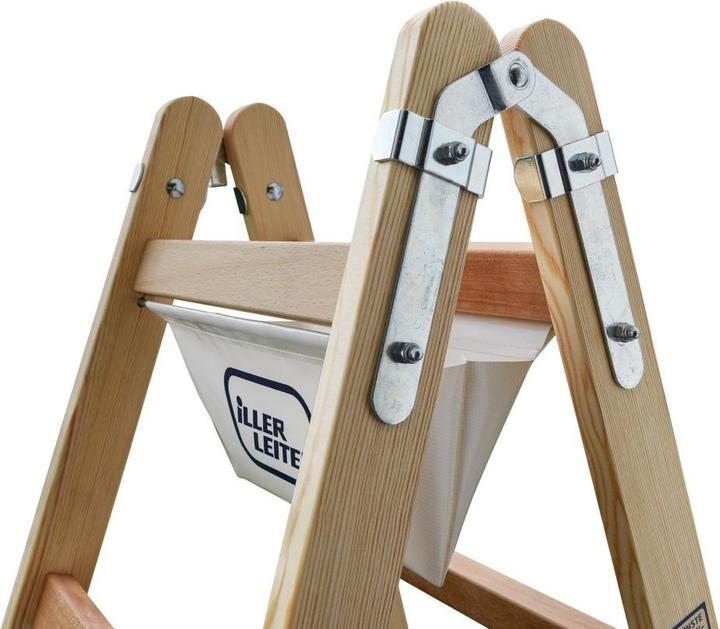 Produktbild Iller Geis&Knoblauch Breitsprossenstehleiter 1106-7 (Stehleiter, 181 cm)