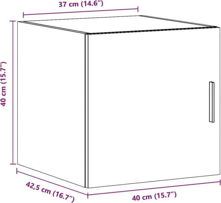 Immagine prodotto VidaXL Armadio a muro (40 x 42,5 x 40 cm)