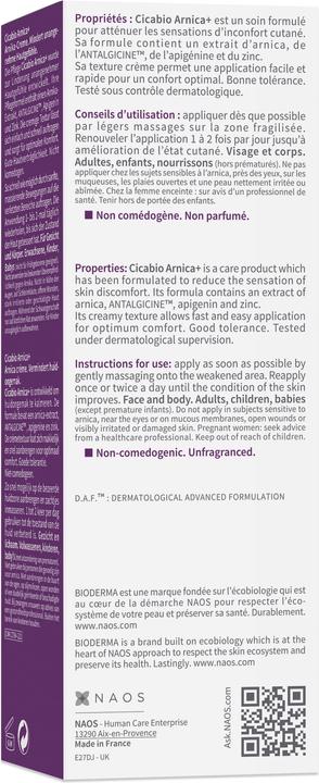 Image du produit Bioderma Cicabio Arnica+ (Crème pour le corps, 40 ml)