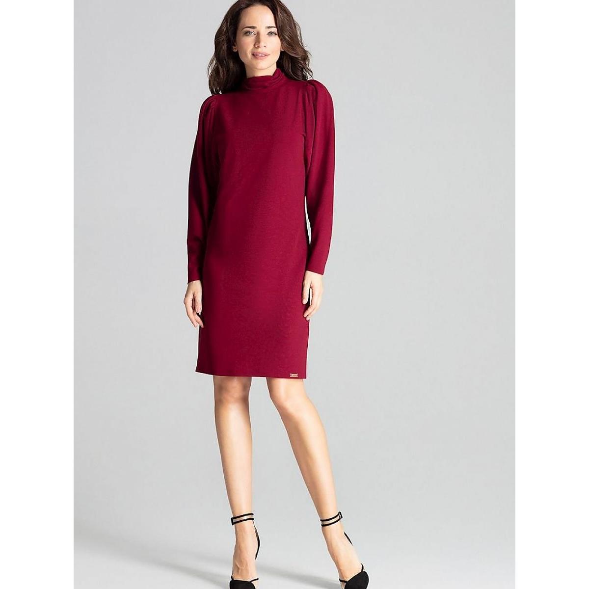 Lenitif, Damen, Kleider, Alltagskleid, Rot, (XL)