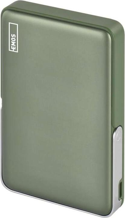 Actual product image Emos POWERBANK WI1031 10000mAh ARMY-GREEN 1xUSB-C (10000 mAh, 20 W, 38.70 Wh)