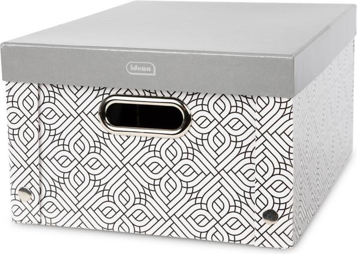 Idena Storage box foldable grey 37,5x28x18cm