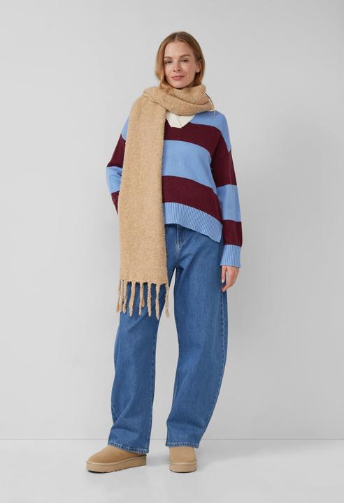 Immagine prodotto s.Oliver Tuch Schal in Bouclé-Optik mit Fransen