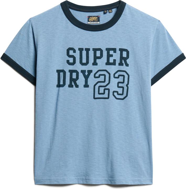 Superdry Figurbetontes Athletic Essentials Ringer-T-Shirt
