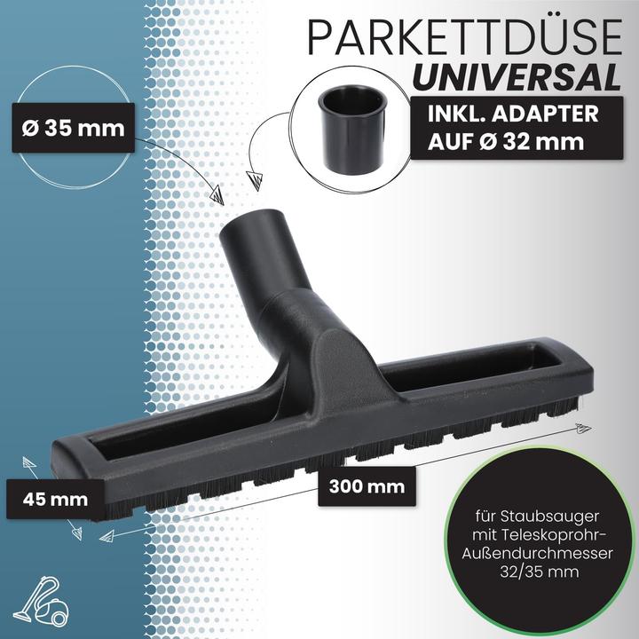 Actual product image Mc Filter Universal Hartbodendüse für Staubsauger (32-35mm)
