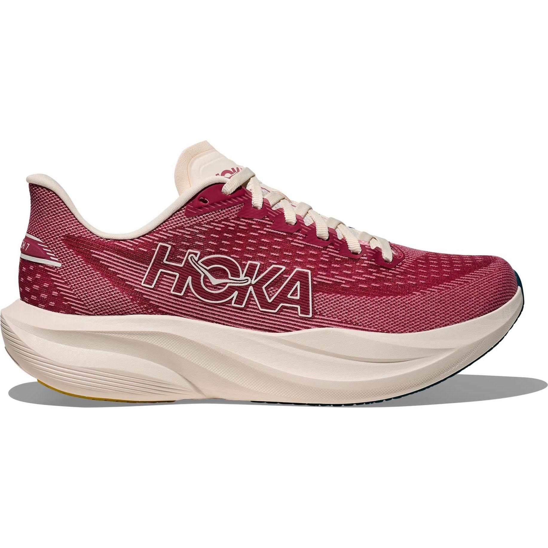 Hoka, Donne, Scarpe da corsa, W Mach 7 - lingonberry / cranberry (41 1/3), Rosa