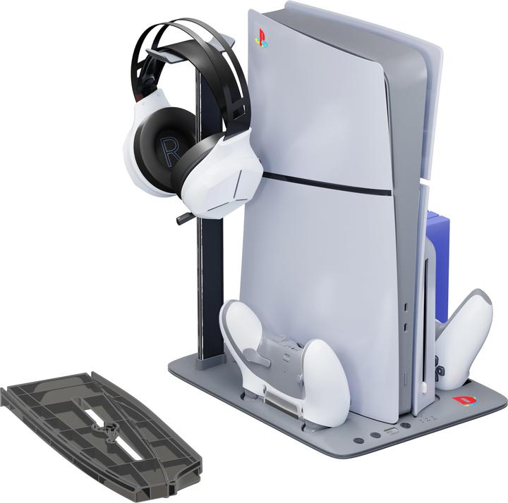 Produktbild IMP Tech - DLX+LED Multi Function Charge and Cool Stand - 30th Anniversary Limited Edition - Grey (PS5)