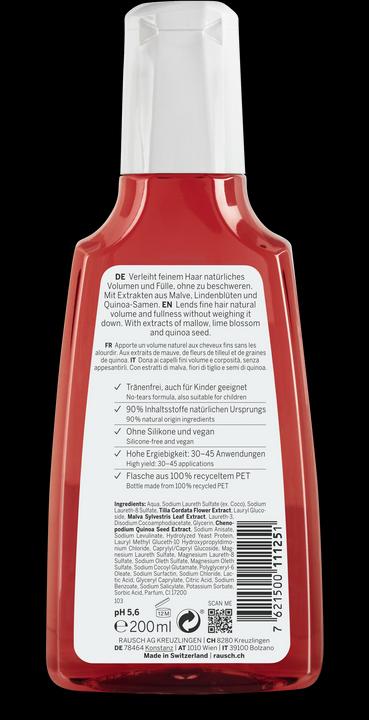 Immagine prodotto Rausch Shampoo Volume con Malva (200 ml, Shampoo liquido)