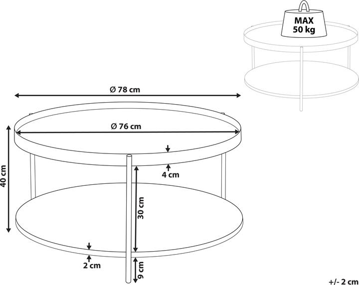 Produktbild Beliani Lander