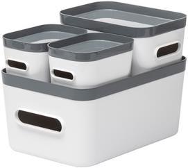 Ebnat SmartStore Compact set da 4 (20 x 30 x 13,5 cm)
