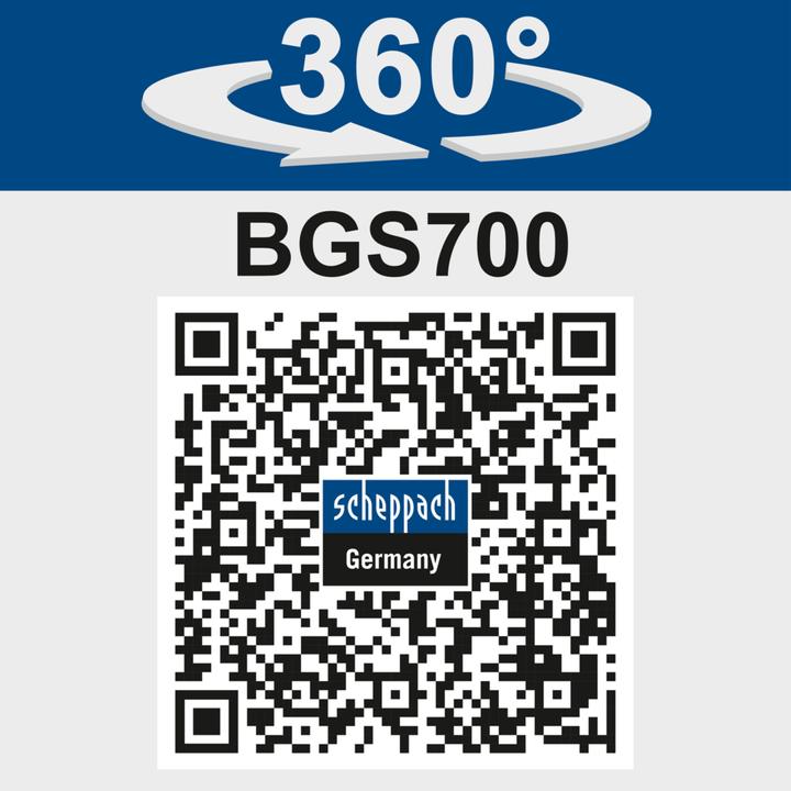 Produktbild Scheppach BGS700 Kombinationsschleifer 230V 50Hz 250W (Bandschleifer, 370 W)