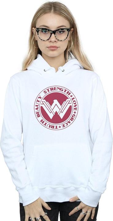 Image du produit - Sweat à capuche WONDER WOMAN BEAUTY STRENGTH LOVE - Femme (XL)