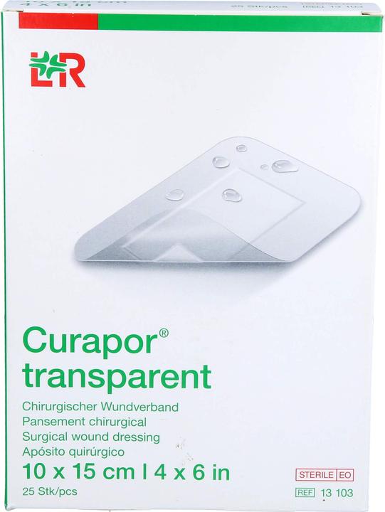 Immagine prodotto Curapor Medicazione per ferite 10x15cm trasparente (25 x)