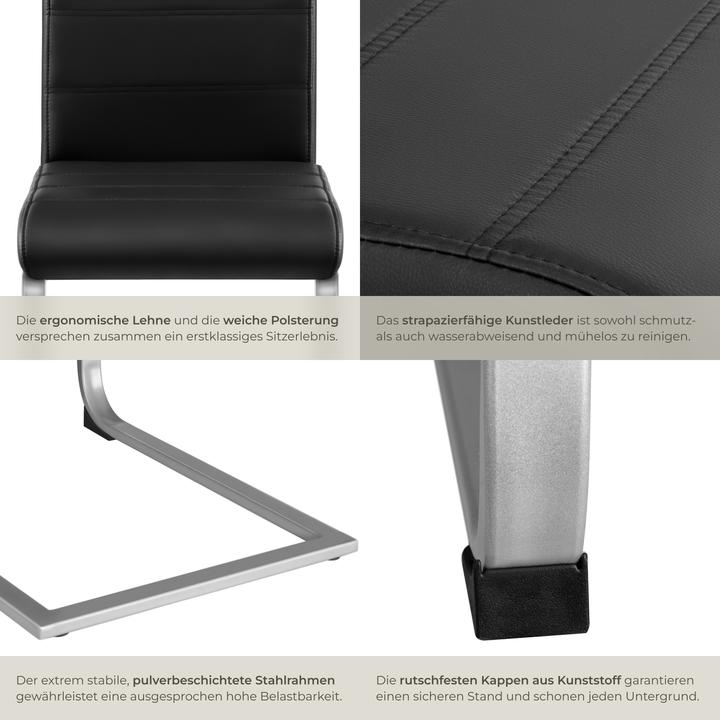 Image du produit tectake 2x Schwingstuhl