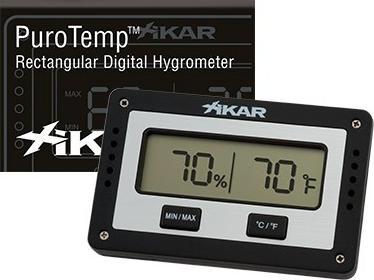 Image du produit Xikar Hygromètre digital pour cave à cigares rectangulaire