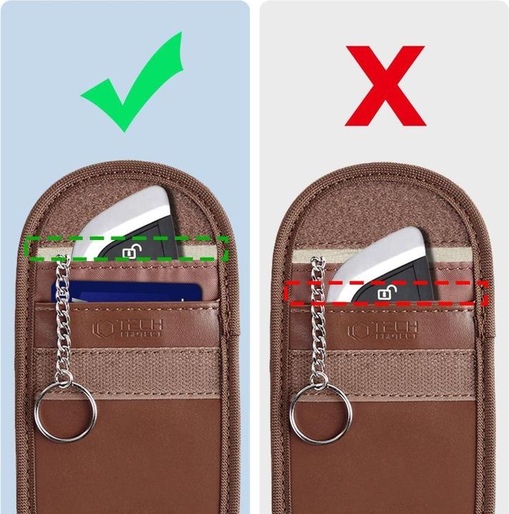 Immagine prodotto Tech-Protect KLR100 RFID Blocking Car Key Case - Brown
