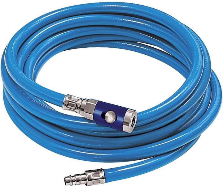 Produktbild Magni Werkstattschlauch-Set Druckknopf-Kupplung NW7,4 blau 6,3x2,35mm 20m RIEGLER