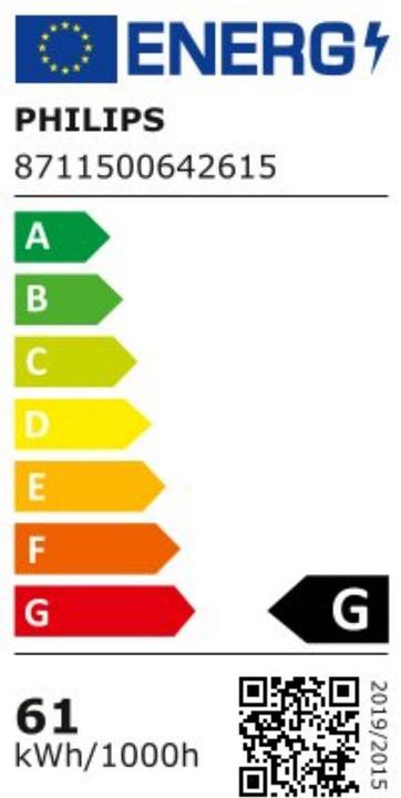 Energy Label Philips Master TL5 Circular (2GX13, 60 W, 5000 lm, 1 x, G)