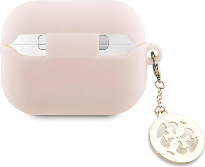 Image du produit Guess GUAP23DSLGHDP Coque AirPods Pro 2 różowy/pink 3D Rubber 4G Diamond Charm (Manchon pour casque d'écoute)