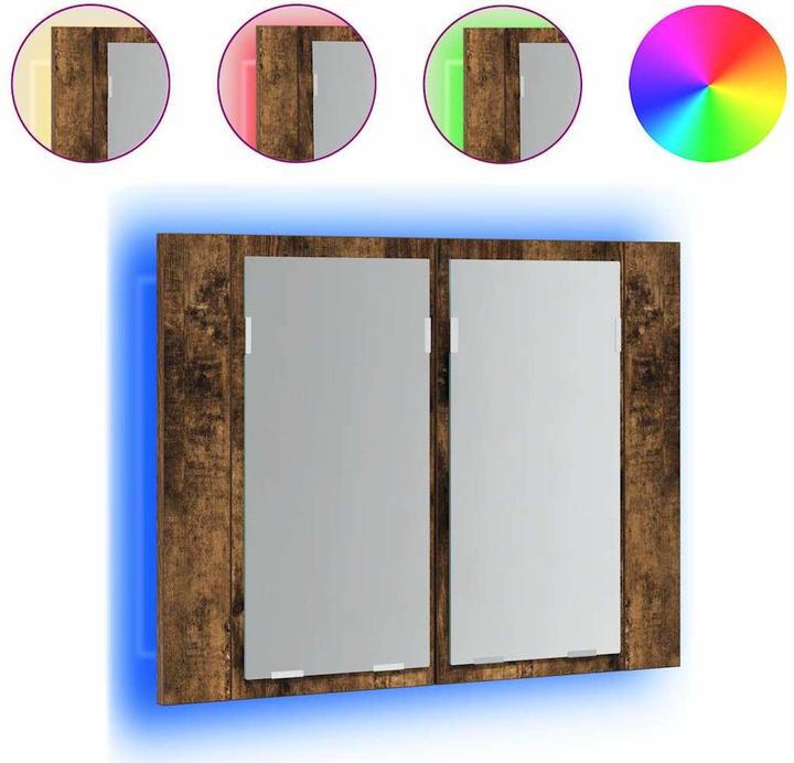 Produktbild vidaXL LED-Spiegelschrank (60 x 12 x 45 cm)