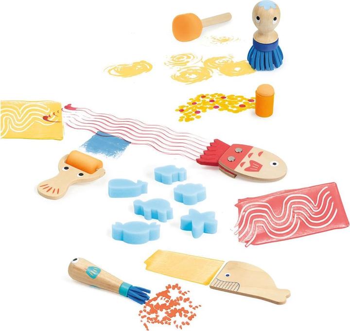Actual product image Djeco Funny painting tools