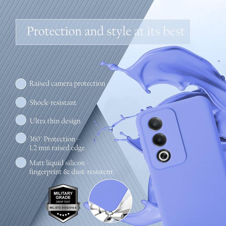 Image du produit Cadorabo Coque pour Oppo A80 TPU Liquid Silicone Case (Oppo A80)