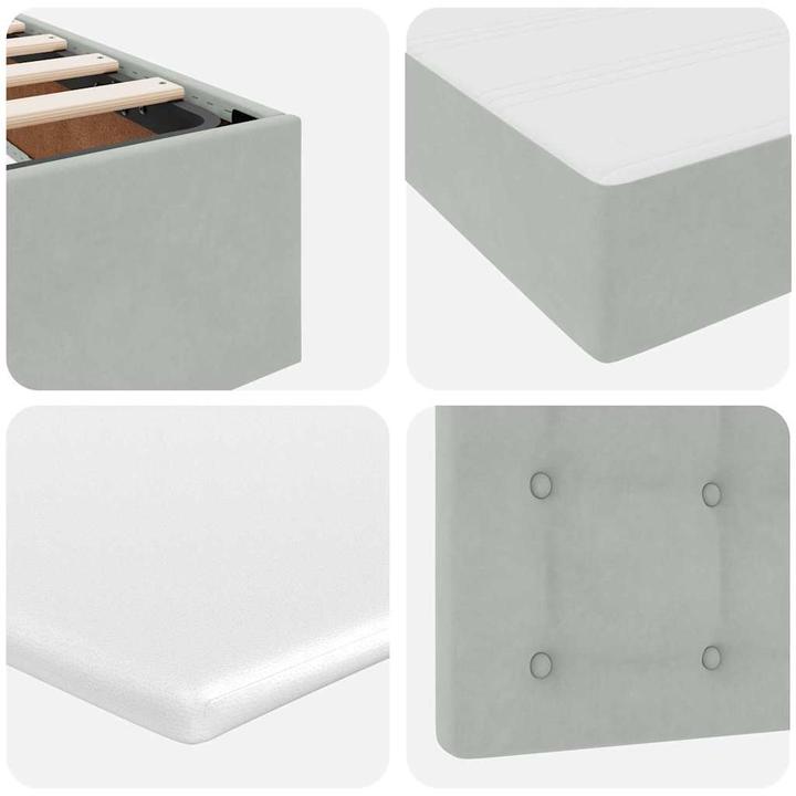 Image du produit vidaXL Modernes Bett (90 x 190 cm)