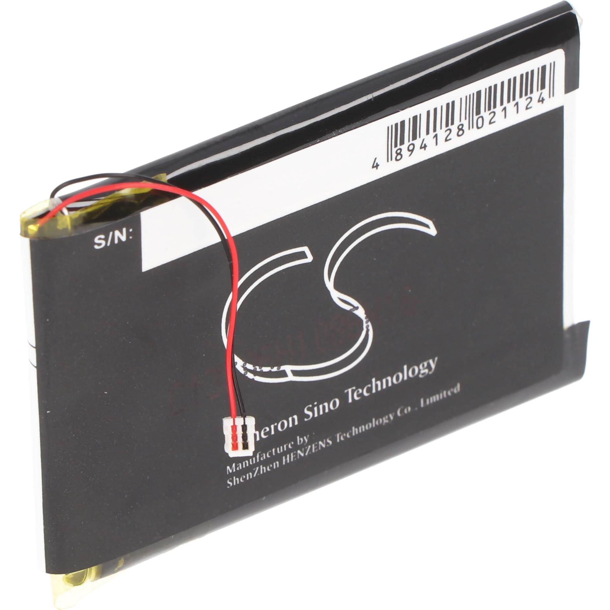 CS Cameron Sino Li-Polymer-Akku 750mAh 3.7V für MP3-Player, Musik Player wie Sony 1-756-763-11, 7Y19A60823, LIS1401, Kam...