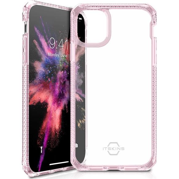 Itskins Hybrid Clear (Apple iPhone 11 Pro), Smartphone Hülle, Pink, Transparent