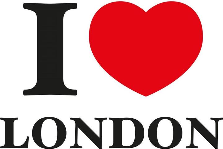 Produktbild Trenddeko I love London (100 x 69 cm)