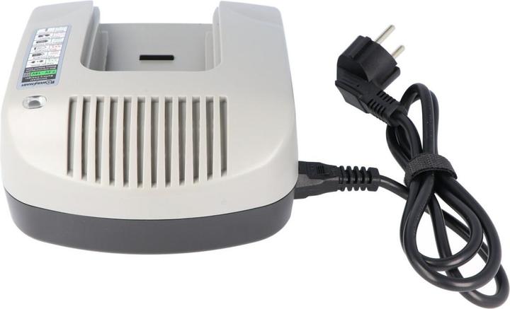 Actual product image AccuCell Basic charger for interchangeable charging adapters for various tool batteries