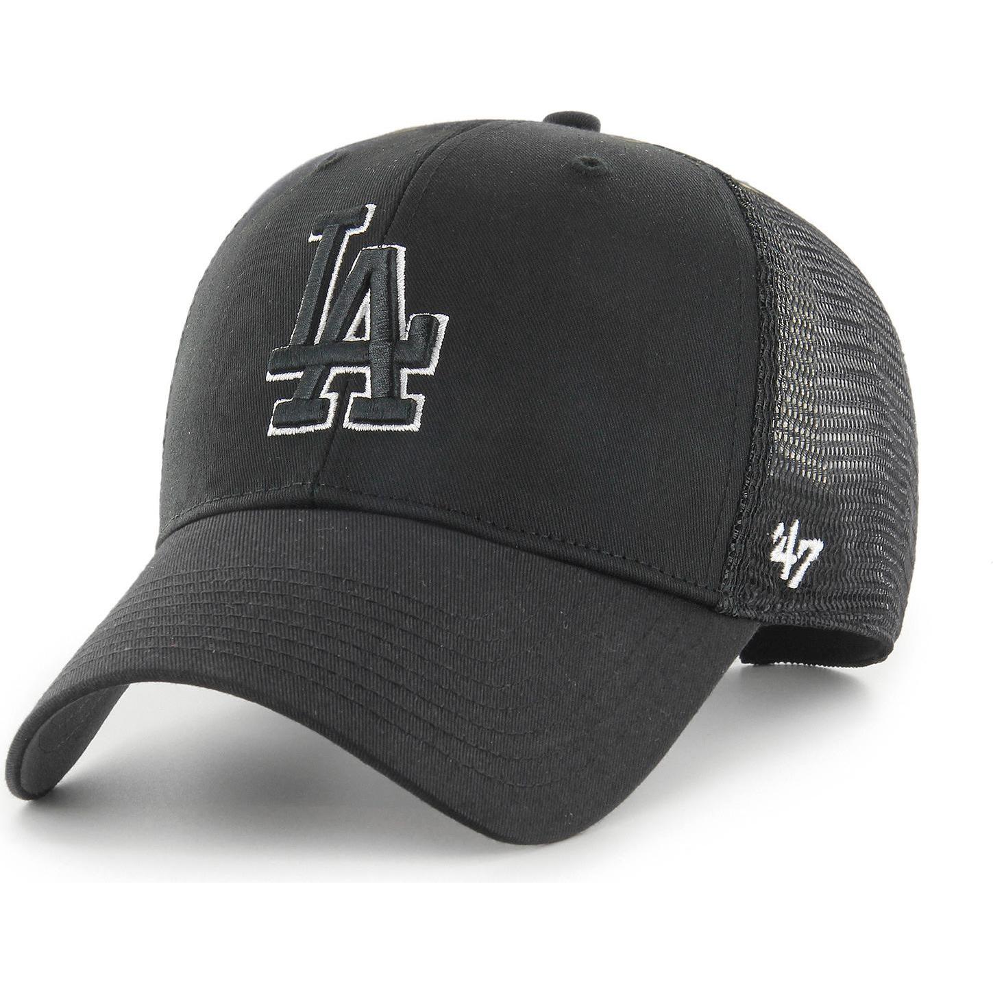 47 Brand, Herren, Cap, Trucker Branson Los Angeles Dodgers, Schwarz, (One Size)