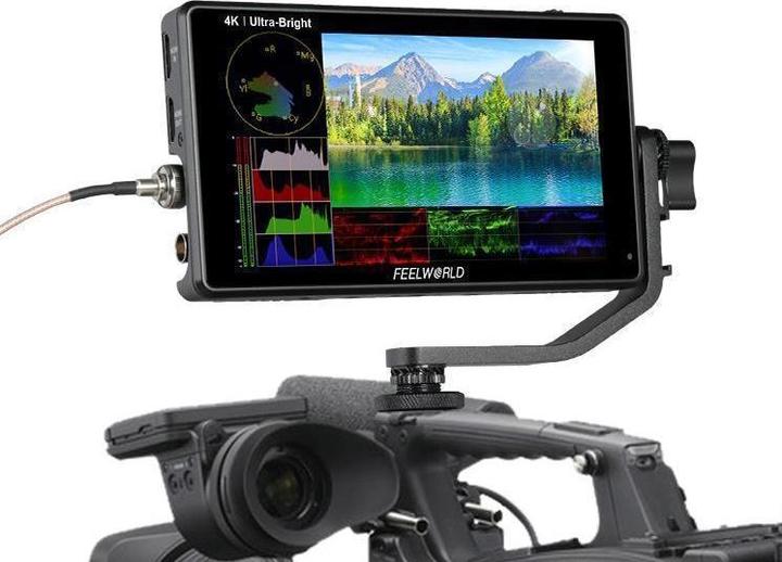 Immagine prodotto Feelworld LUT6S 6" 2600nits touch screen 3D LUT on-camera con (6", Full HD)