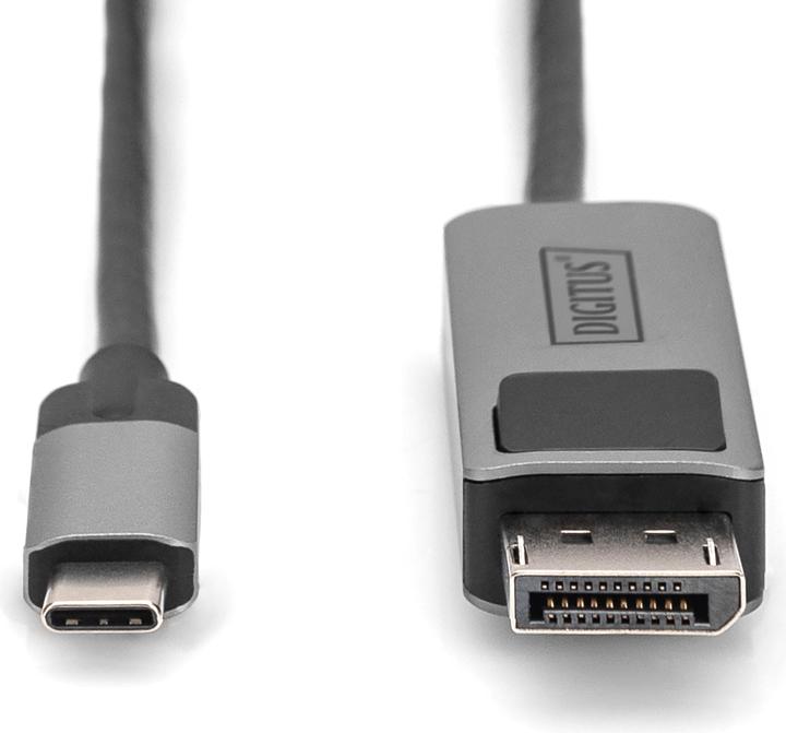 Actual product image Digitus USB Type-C Adapter Cable, USB Type-C to DP (2 m, USB Type C, 1.4)