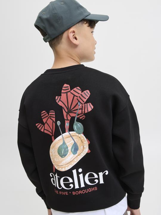 Produktbild Jack & Jones Junior Pullover BROOKLYN GRAPHIC Sweatshirt (164)