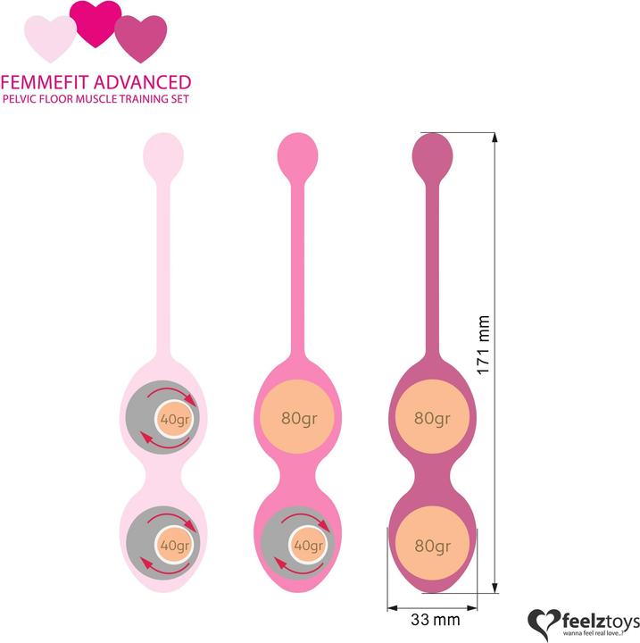 Produktbild FeelzToys FemmeFit Advanced (165 g, 200 g, 125 Gramm)