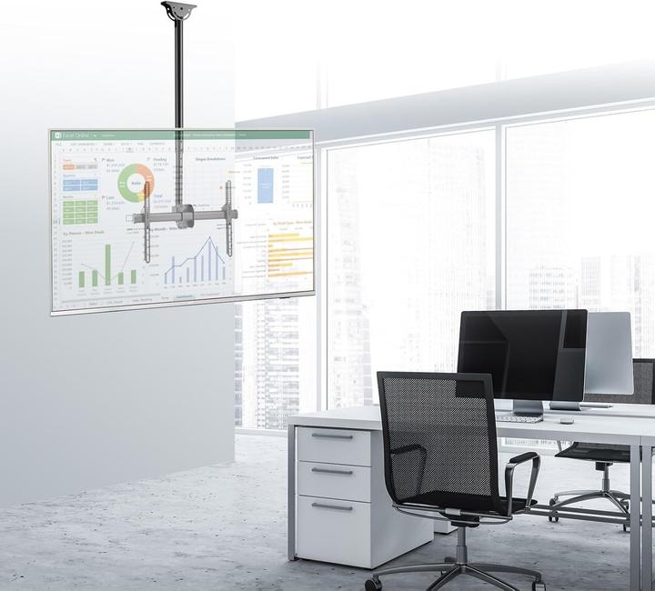 Image du produit Techly Support long pour plafond télescopique (Plafond)