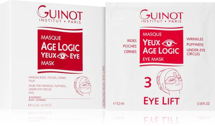 Produktbild Guinot Age Logic Eye Eye Mask - Pack of 4 (5.50 ml)