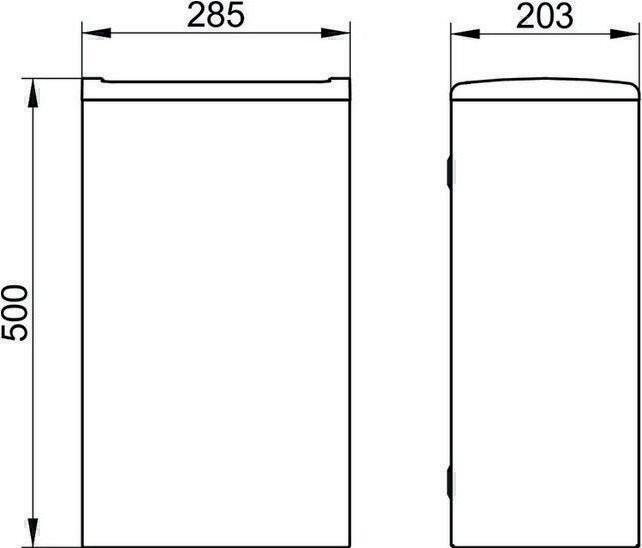 Productafbeelding Keuco Vuilnisbak COLLECTIE MOLL ch-finsh (ES pol)/ant (25 l)