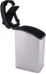 Produktbild Berilo Kunststoff-Kipp-Abfalleimer silber 12 (12 l)