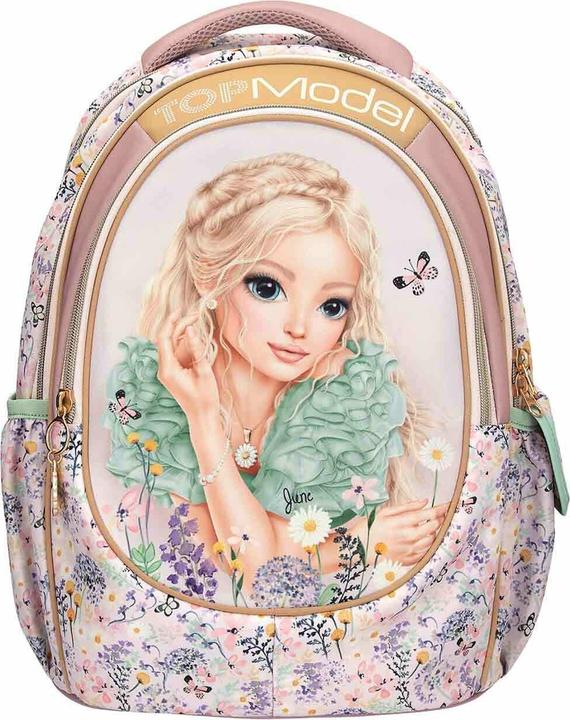 Image du produit Top Model Topmodel - School Backpack SUMMER FEELING - Pastel Shades with Sage-Colored Details - 44x34x24 c... (19.60 l)