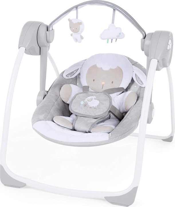 Ingenuity Portable Baby Swing, Cuddle Lamb