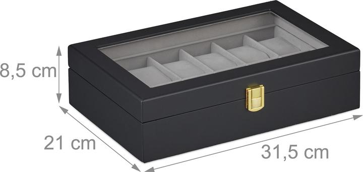 Actual product image Relaxdays Watch box