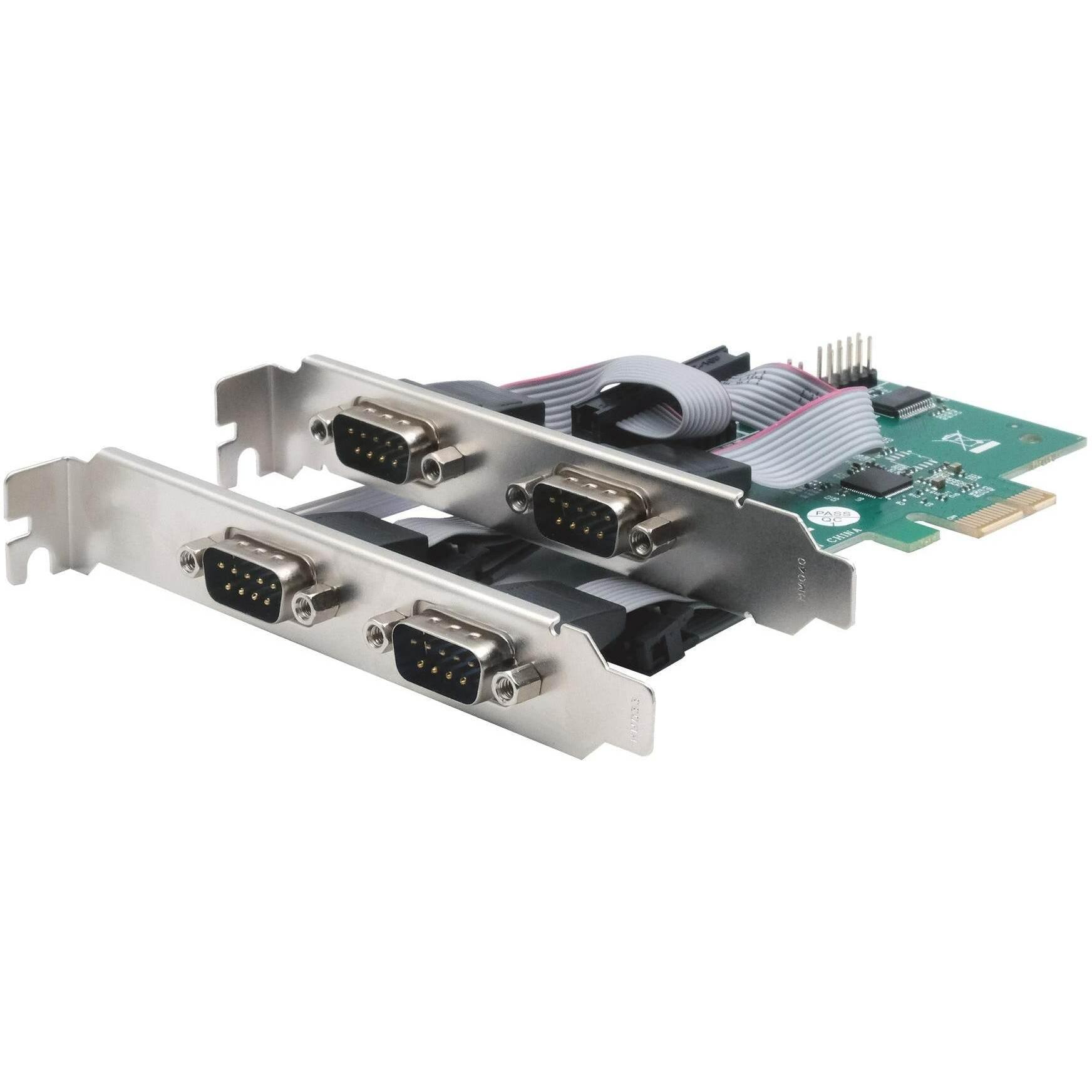 Exsys GmbH PCIe 4S Seriell RS-232 Karte (ASIX), Kontrollerkarte
