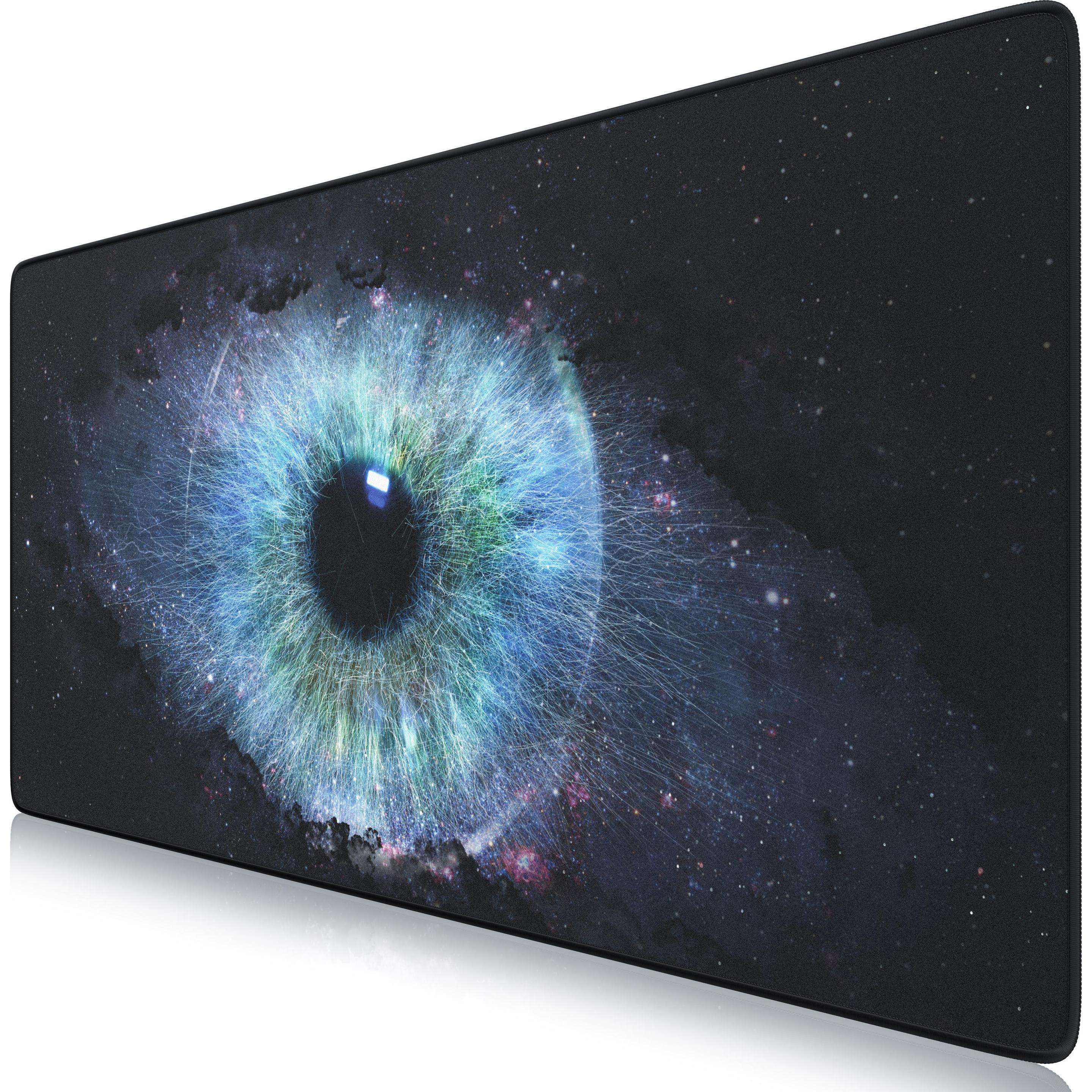 Titanwolf Gaming Mauspad, 900 x 400mm XXL Mausmatte, verbessert Präzision & Geschwindigkeit, Galaxy Eye (XXL), Mausmatte...