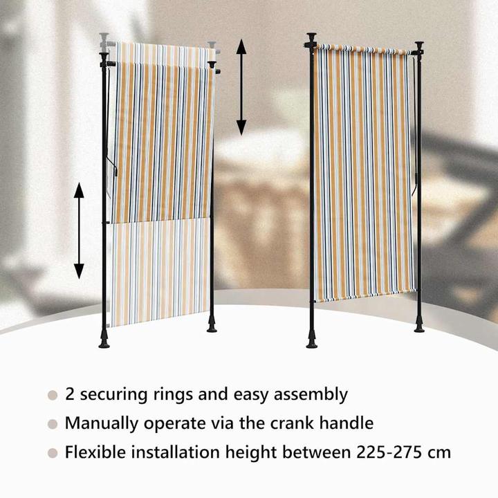 Actual product image vidaXL Aussenrollo (120 x 270 cm)