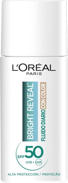 L'Oréal Paris Bright Reveal Fluid SPF50 (Sonnenlotion, SPF 50, 50 ml)